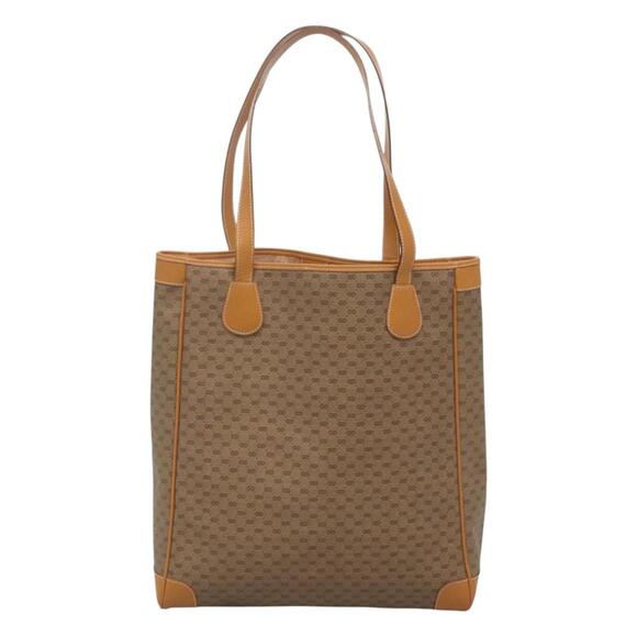 GUCCI Micro GG Supreme Tote Bag Pvc Beige Gold 002 39 002 39 - Picture 3 of 16